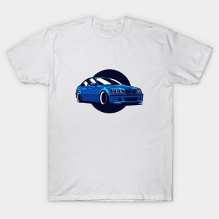 Blue E46 Sedan T-Shirt